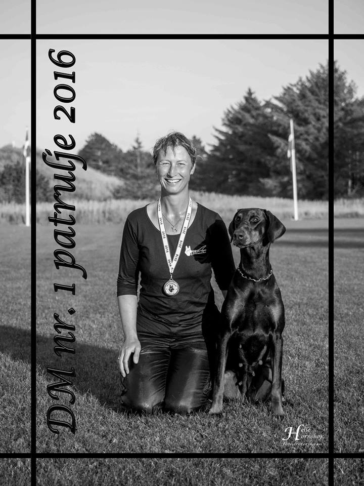 1 PLACE IN DANISH CHAMPIONSHIP FOR POLICE DOGS 2016