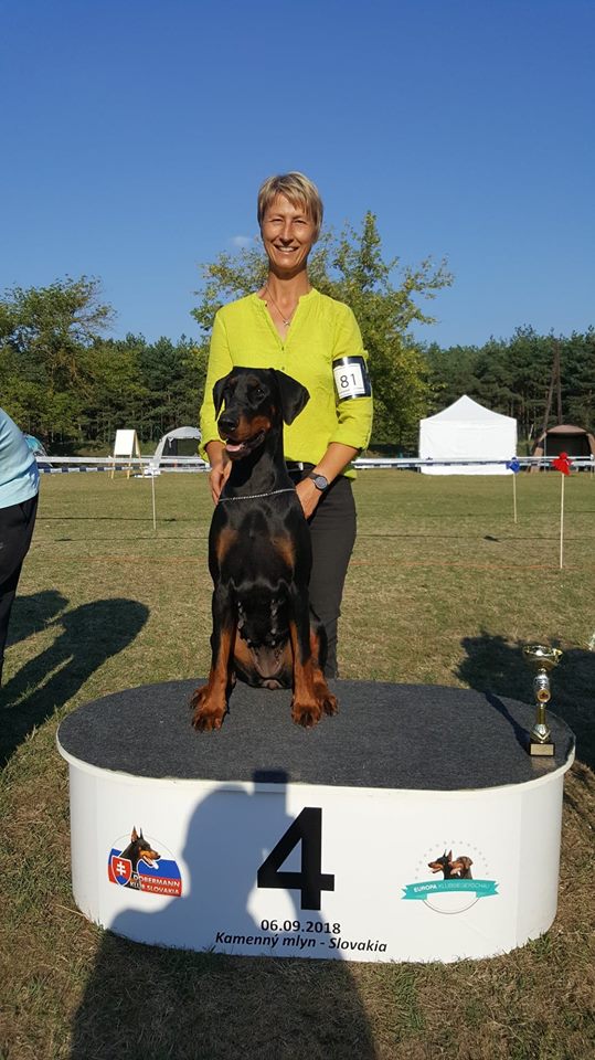 Golden Doberman Europe club winner 2018, Slovakia