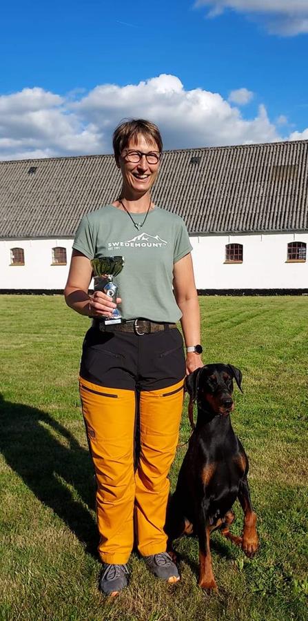 Emiko qualified for the Championship i the Danish Police-dog Club.