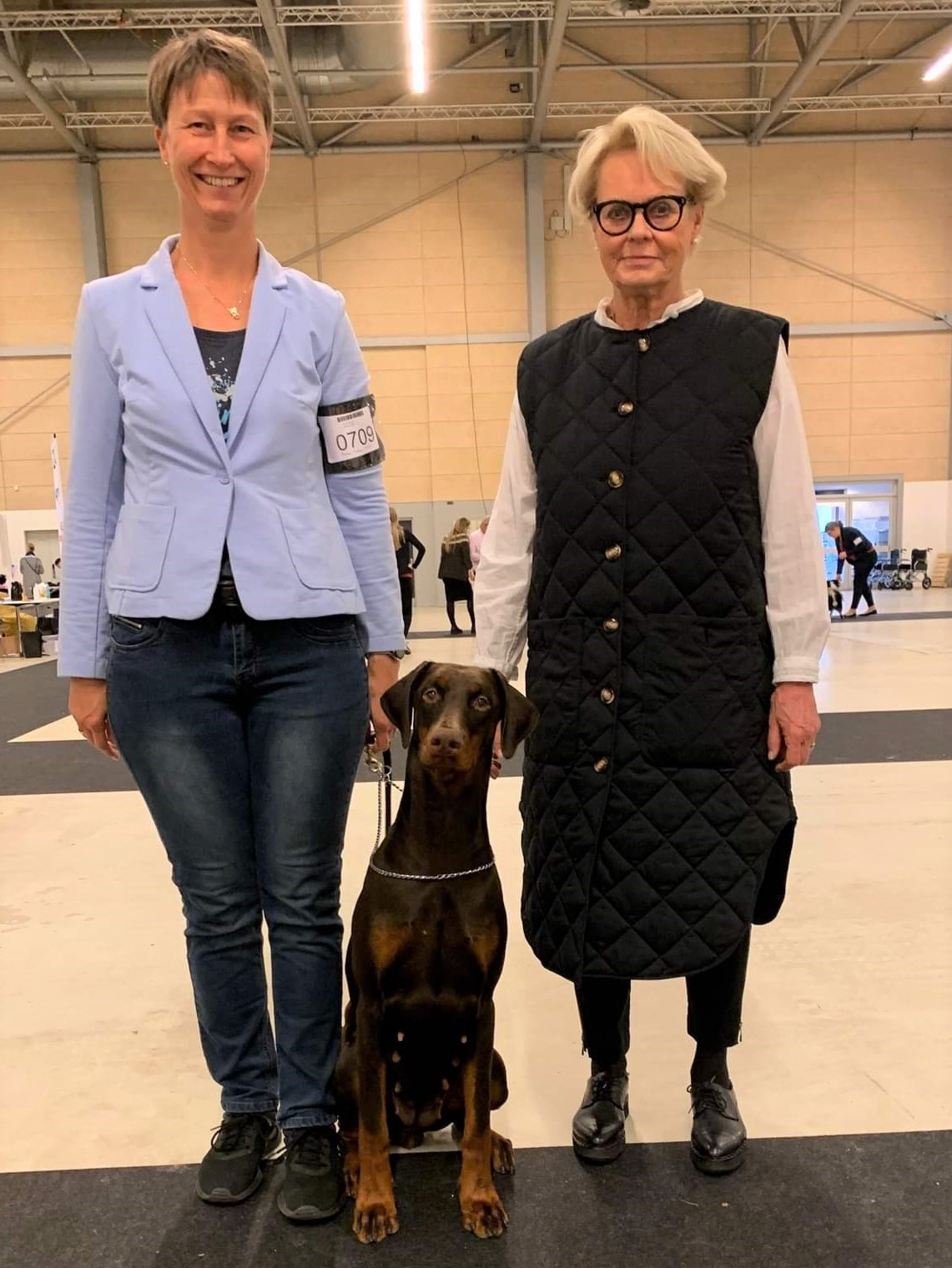 Day one at DDK international show Herning, with great results