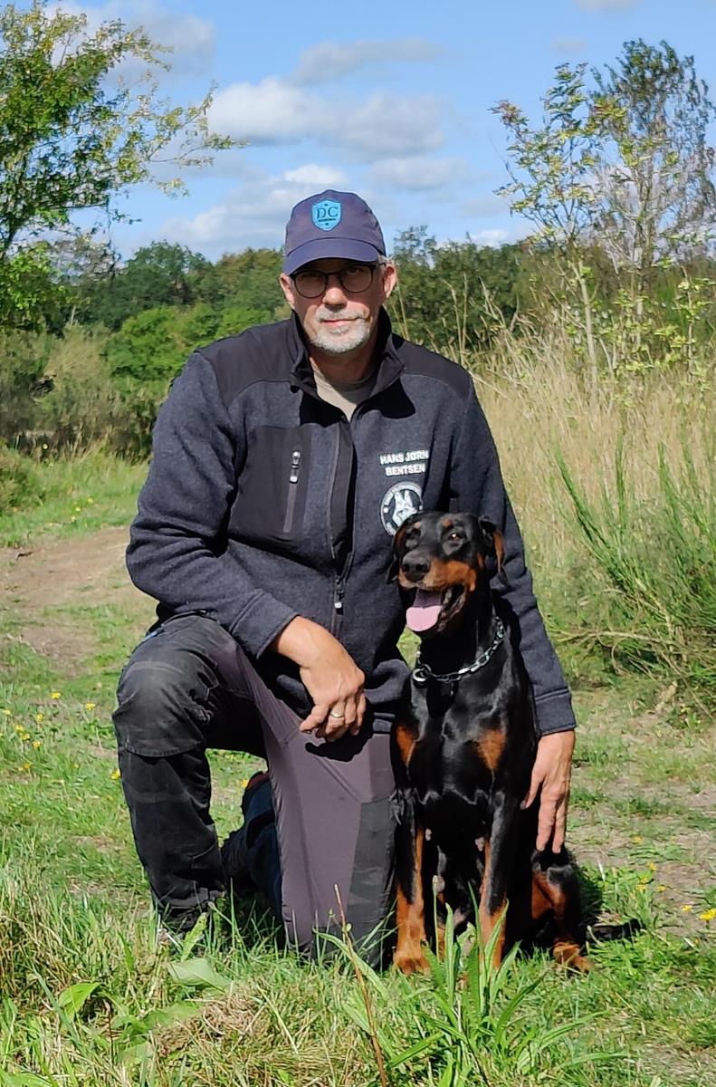 Hans Jørn and Lafiet qualified for the Danish Championship in the Danish Police Dog Club (PH)