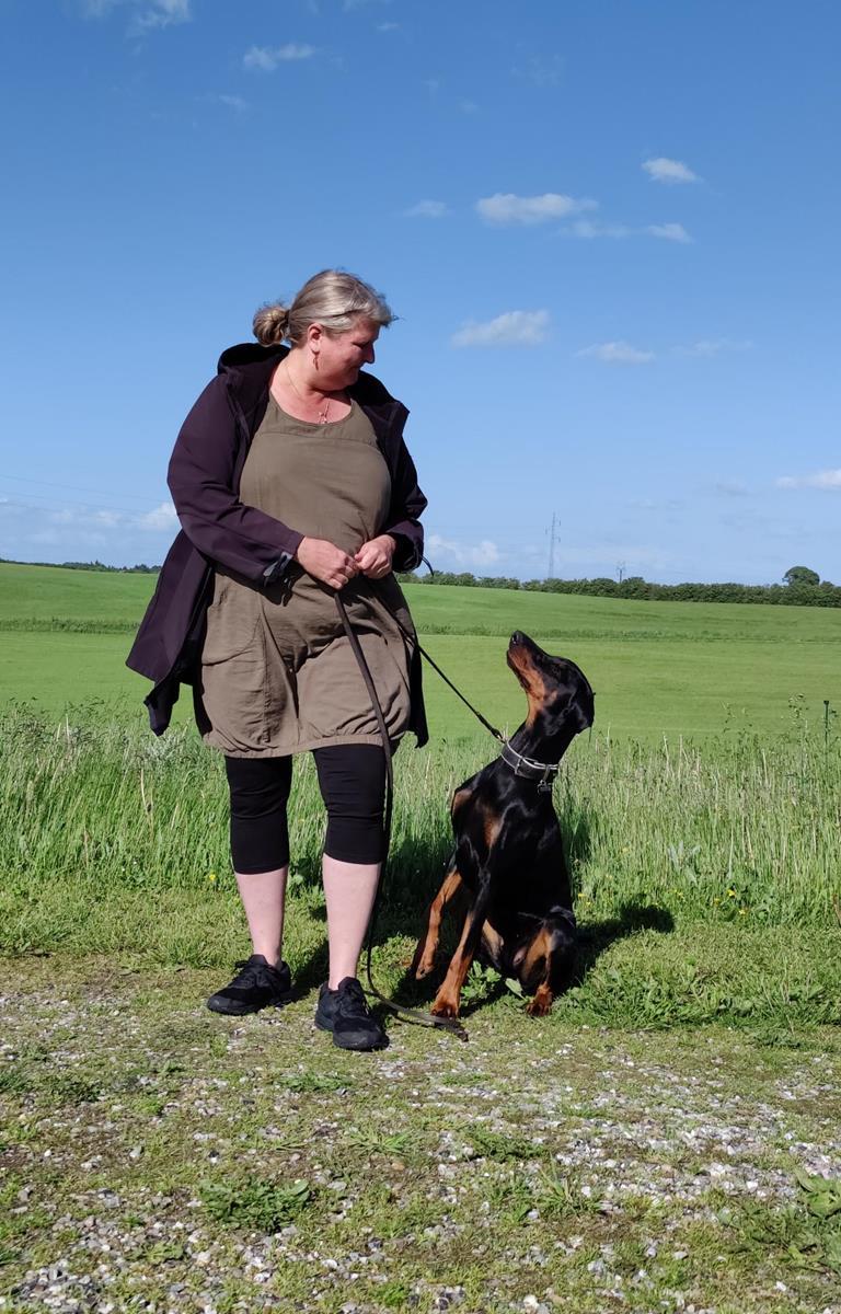 Quicha passed the mental description (MB) at the Danish Kennel Club
